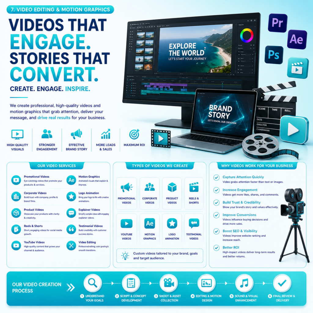 brand 7 digital service video editing
