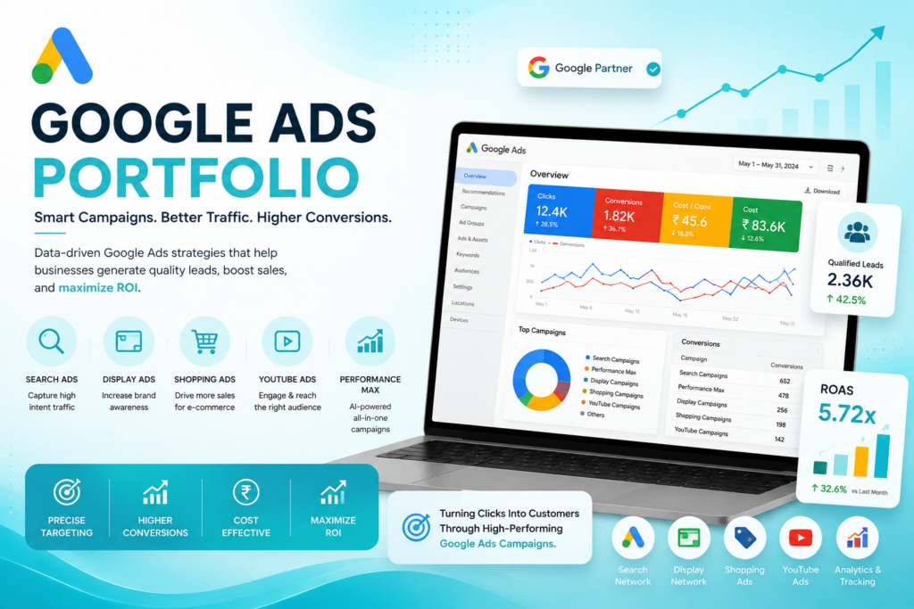 portfolio google ads brand 7 digital